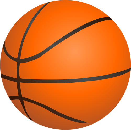 Photorealistic Basketball Ball Clipart