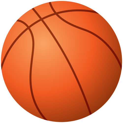 Of A Basketball Ball Clipart