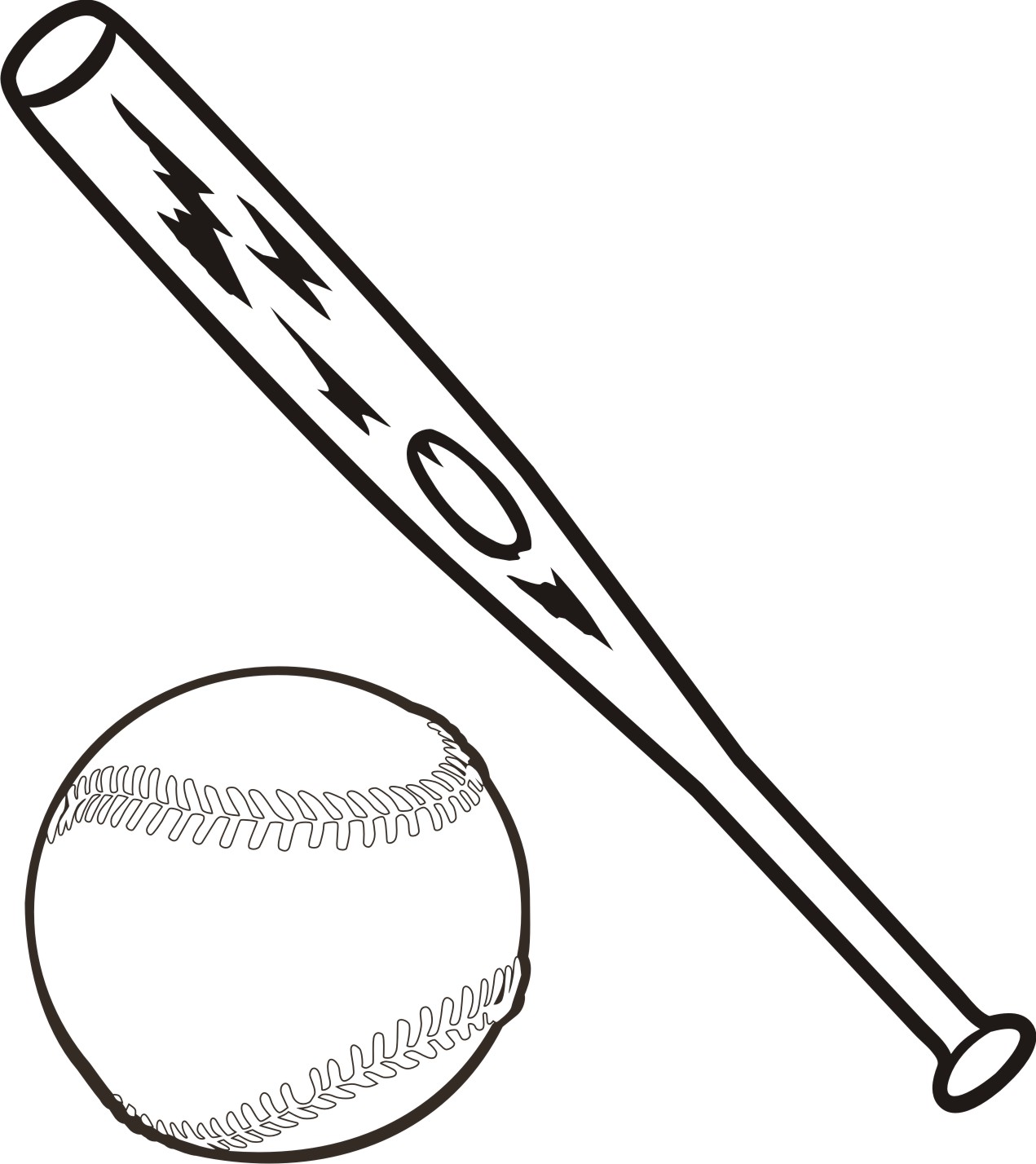 Baseball Bat Softball Bats Crossed Hd Image Clipart