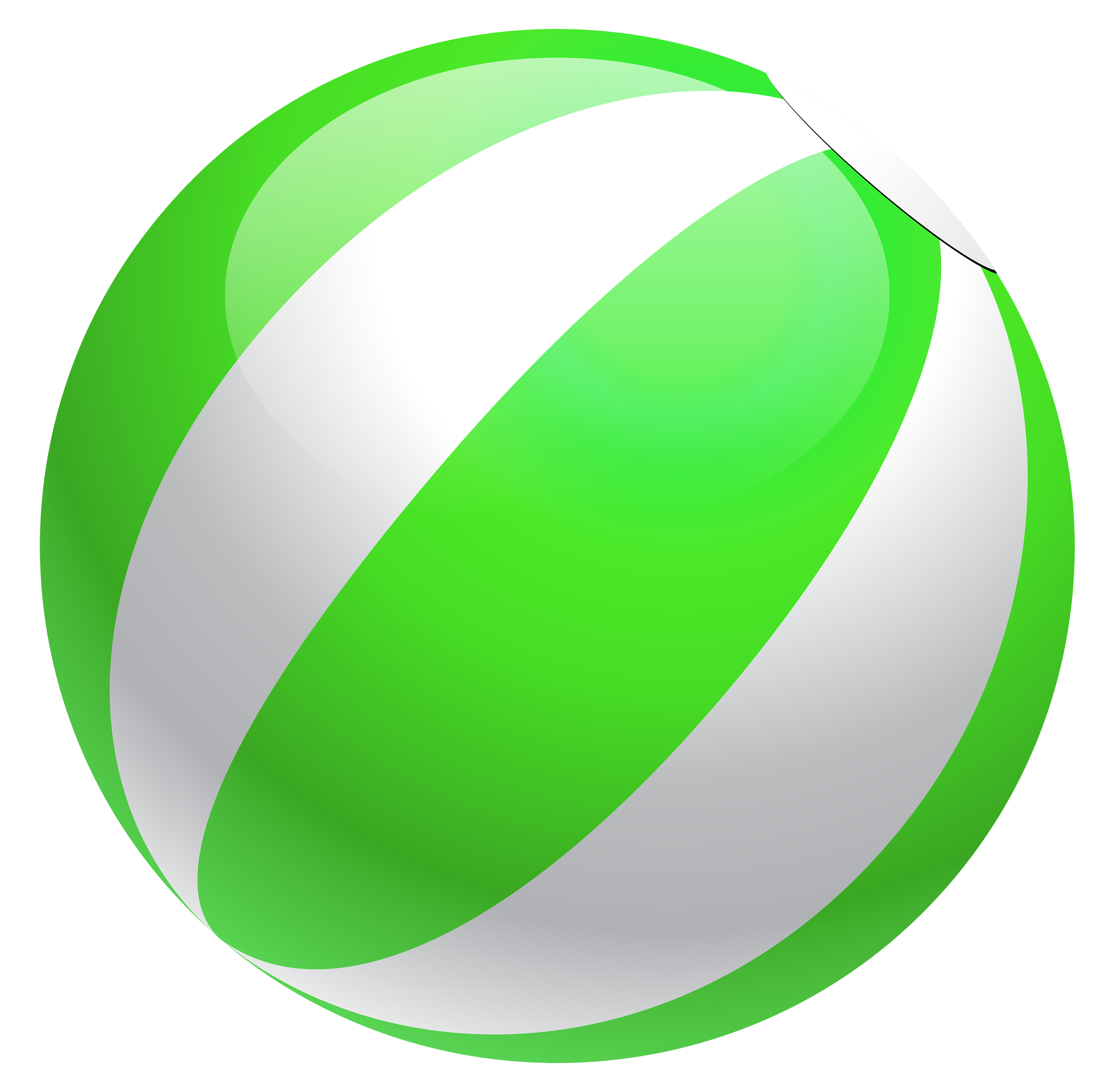 Transparent Green Beach Ball Clipart Clipart