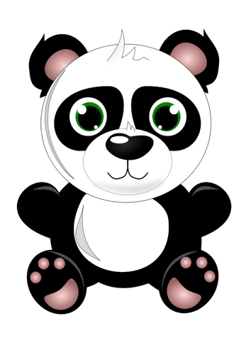 Baby Panda Clipart