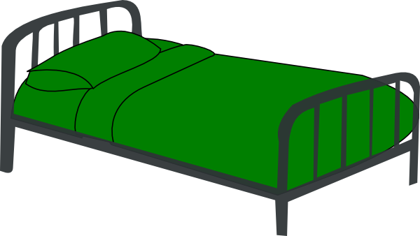 Clip Art Of Bed Clipart Clipart