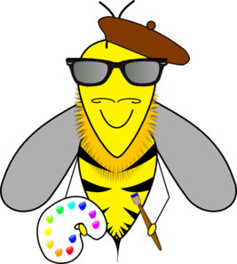 Bumble Bee Hipster Bumblebee At Clker Vector Clipart