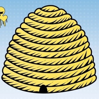 Beehive Vector Graphics Freevectors Png Image Clipart