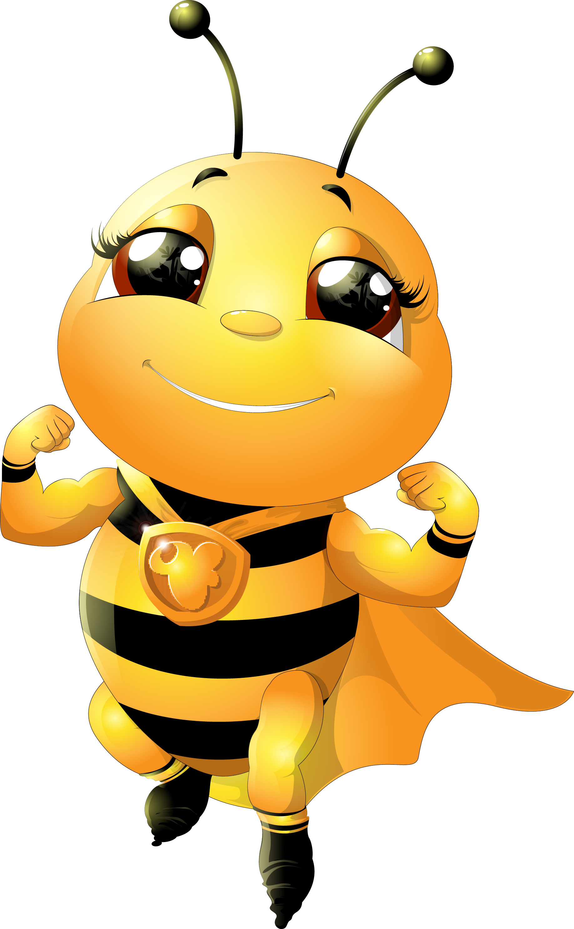 Honey Bumblebee Cartoon Bee Free Download PNG HQ Clipart