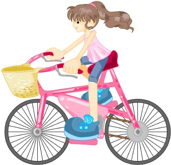 Kids Riding Bikes Images Png Image Clipart