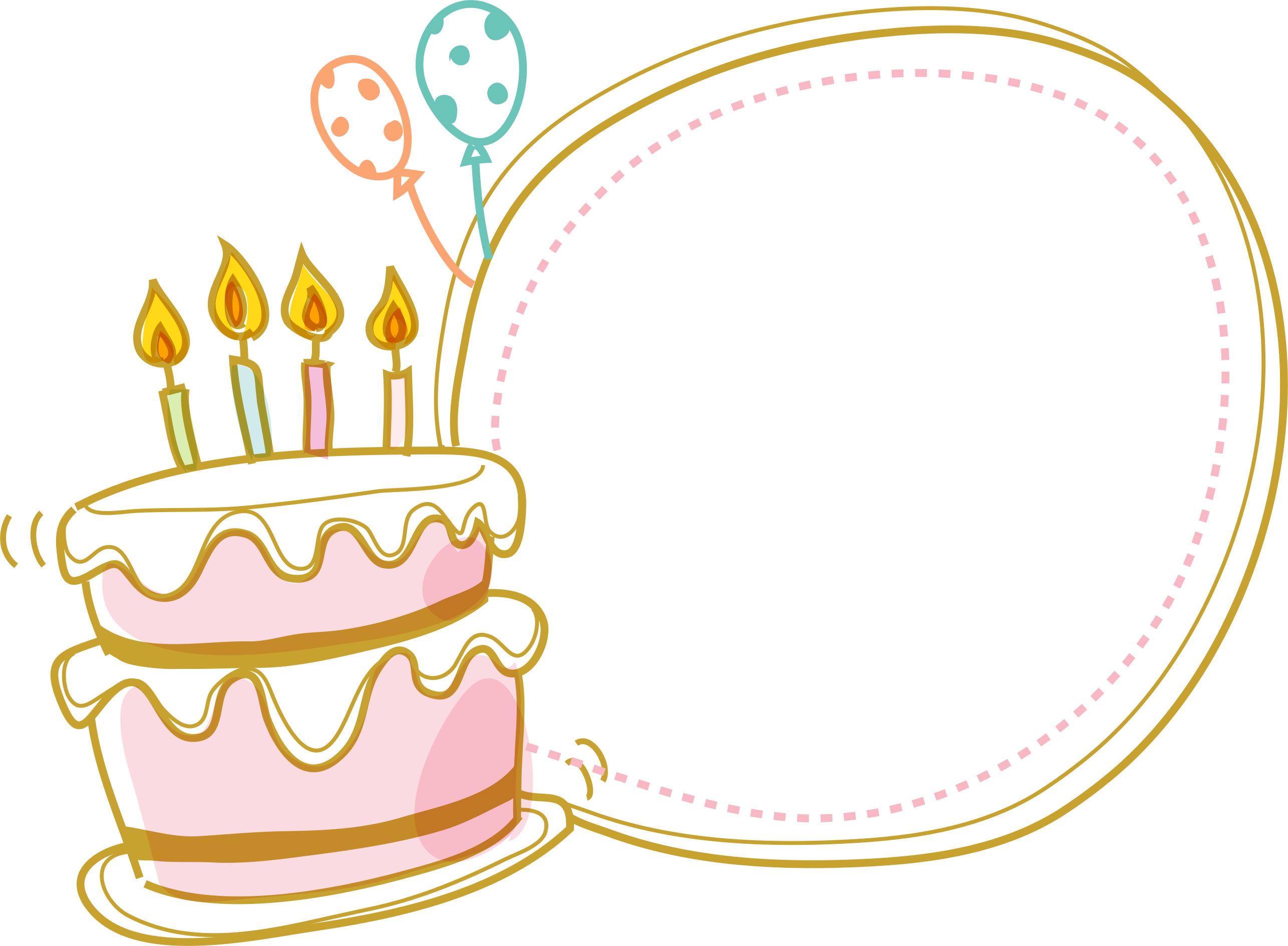 Download Cake Birthday Border Free Clipart HQ Clipart PNG Free ... 