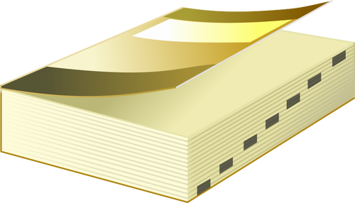 Book With Yellow Cover Clipart