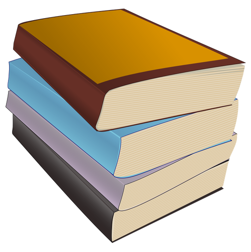 Stack Of Paperback Books Clipart