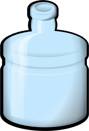 Blue Glass Bottle Clipart