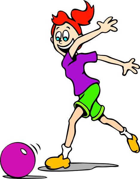 Girl Bowling Transparent Image Clipart