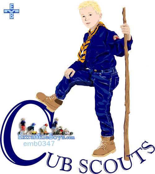 Cub Scout Boy Scouts Extra Mile Boys Clipart