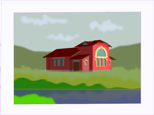 Red House Clipart