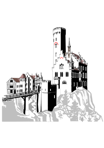 Lichtenstein Castle Clipart