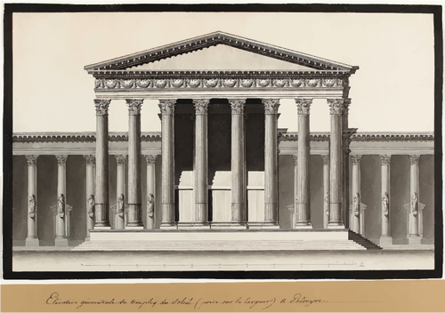 Temple Of Baalshamin Palmyra Clipart