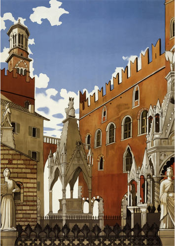 Verona'S Buildings Clipart