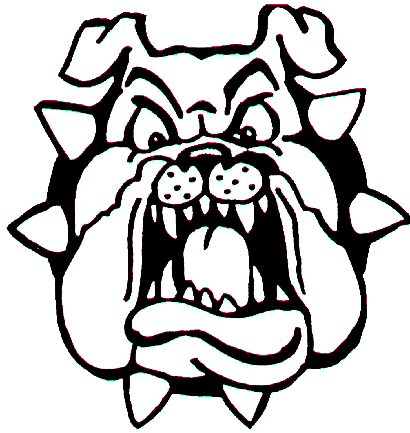 Bulldog Face Dromggb Top Clipart Clipart