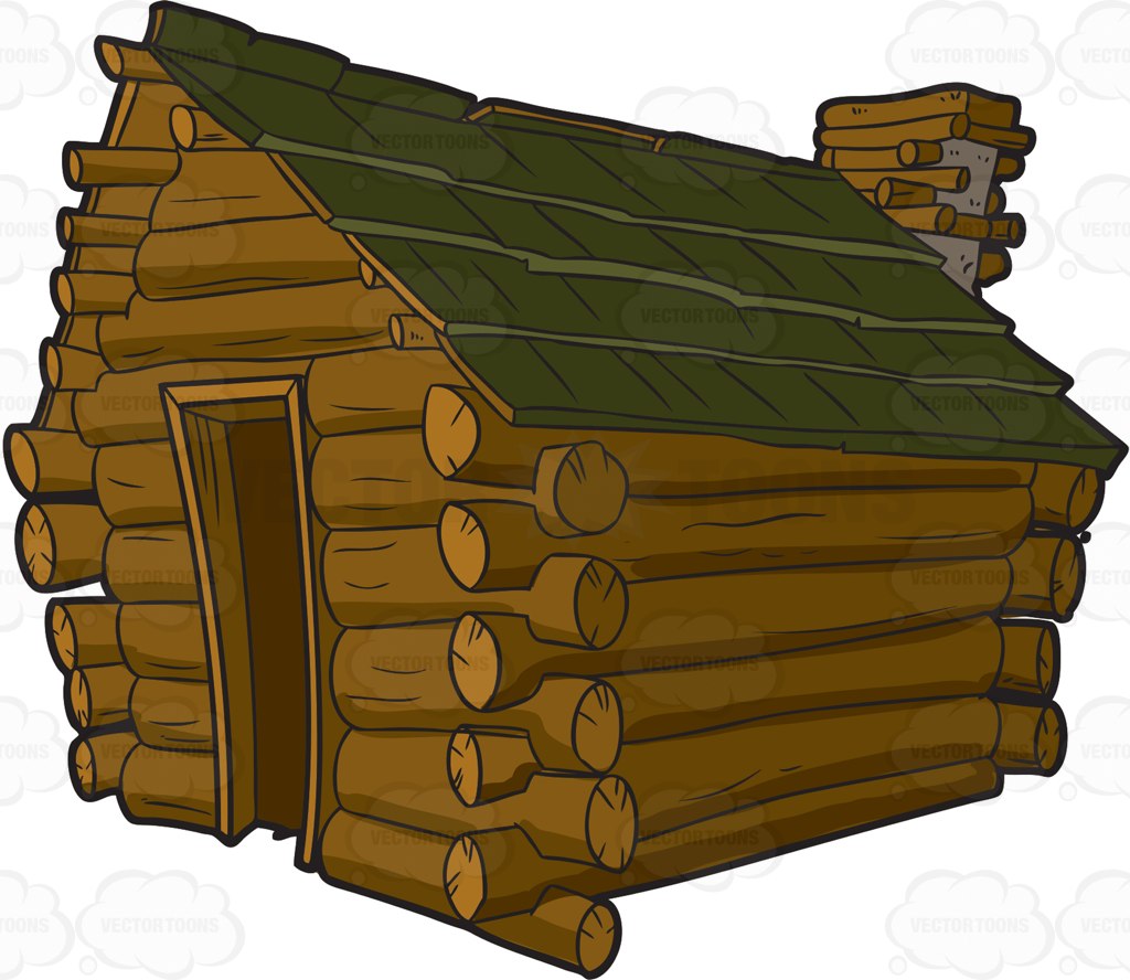 Log Cabin And Others Art Inspiration Clipart
