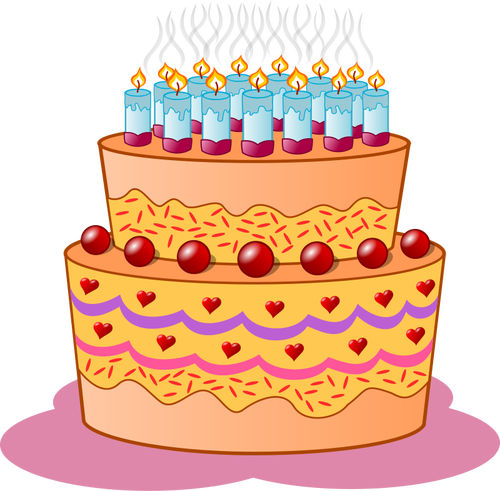 Birthday Cake Image Clipart