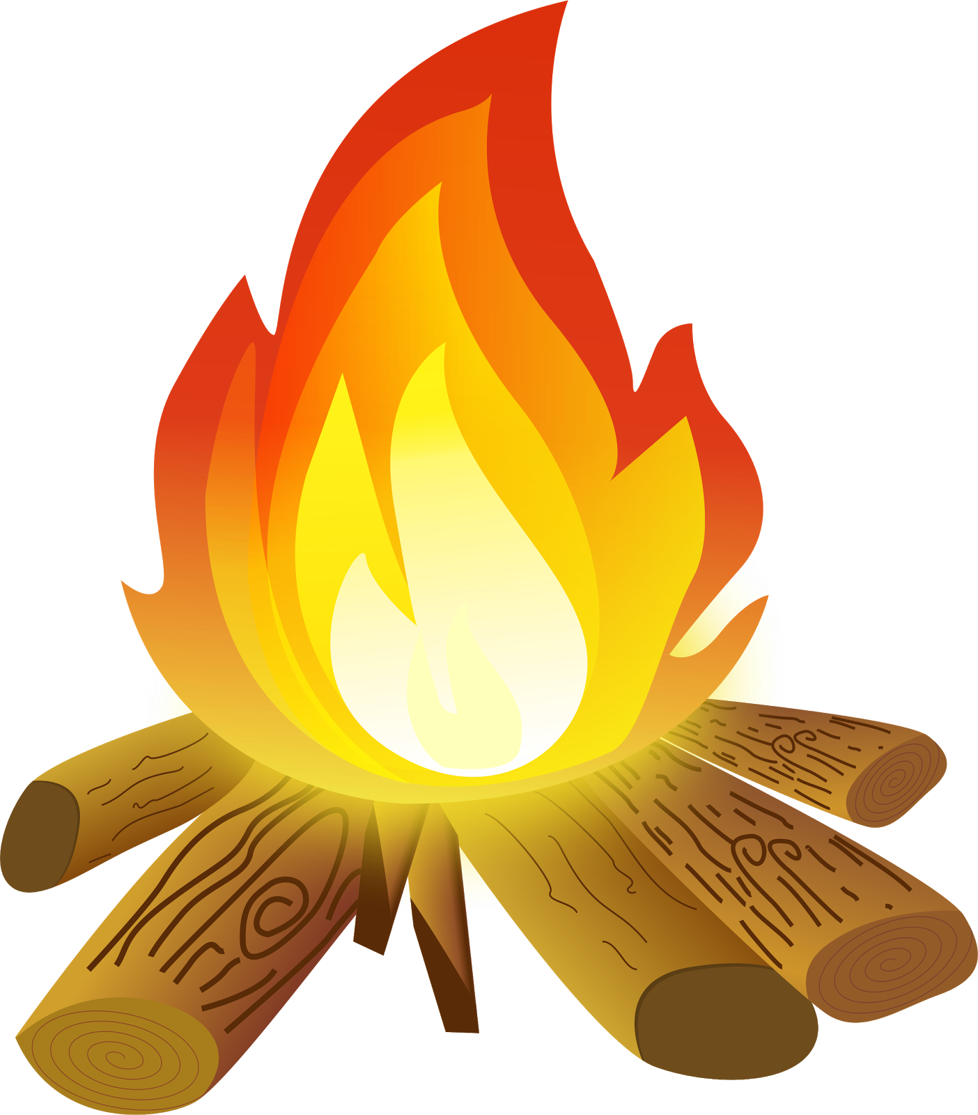 Campfire Hd Camp Fire Pictures Drawing Vector Clipart