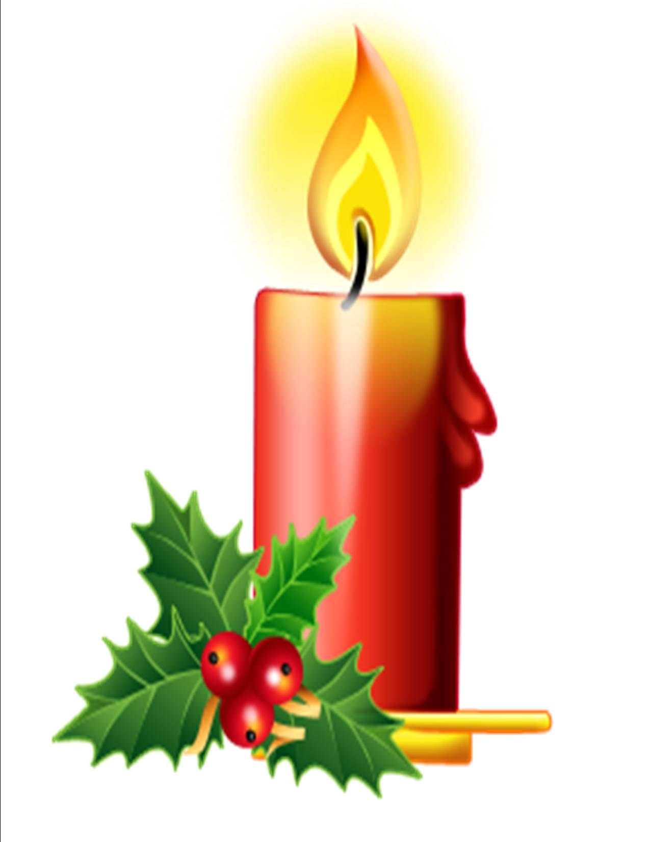 Christmas Candle Hd Photo Clipart
