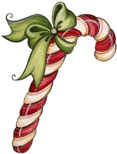 Free Vintage Christmas Candy Cane Vintage Christmas Clipart