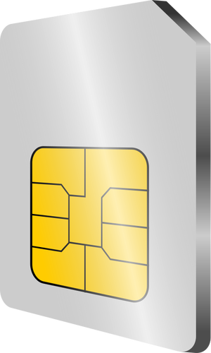 Mobile Phone Sim Card Clipart