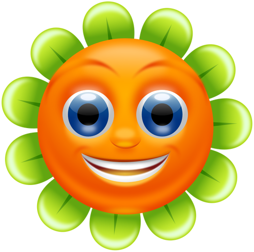 Of Colored Flower Clipart