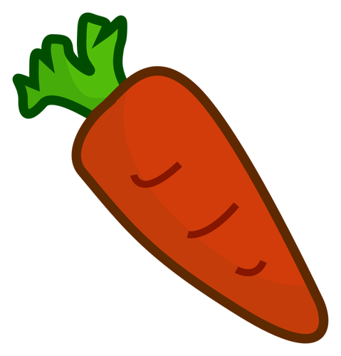 Cartoon Carrot Clipart