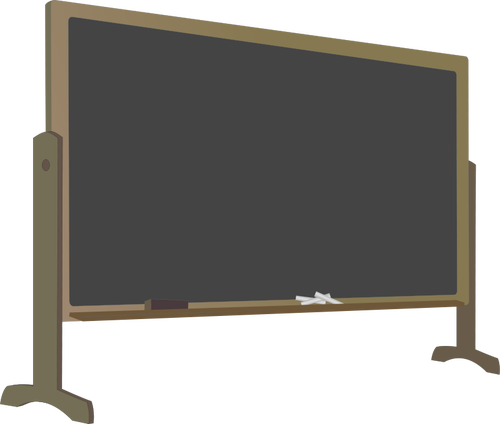 Blackboard With Stand Clipart