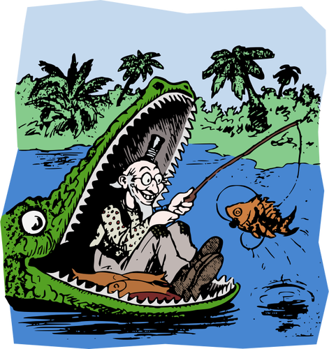Cartoon Crocodile Clipart