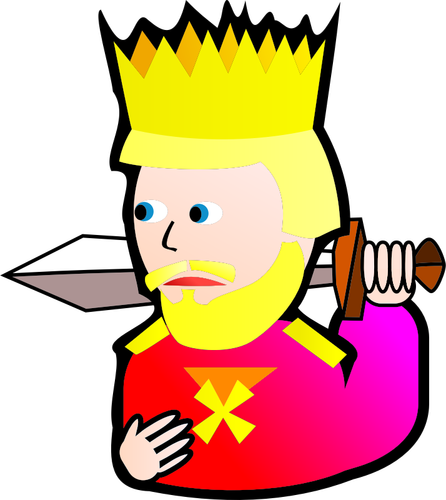 King Of Hearts Cartoon Clipart