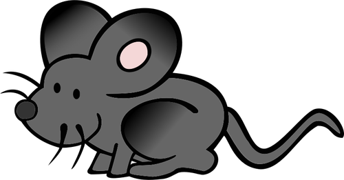 Of Hiding Cartoon Mouse Clipart