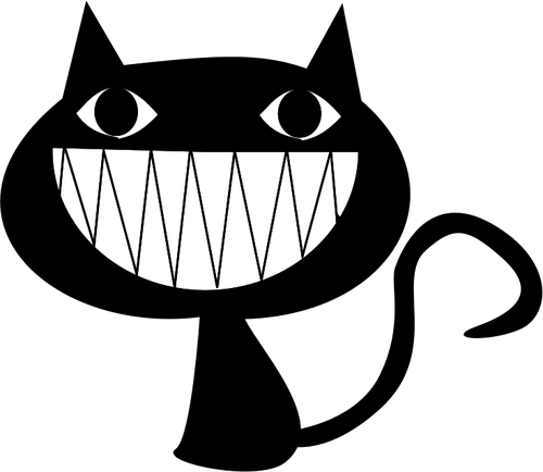 Of Huge Smile Cat Face Clipart