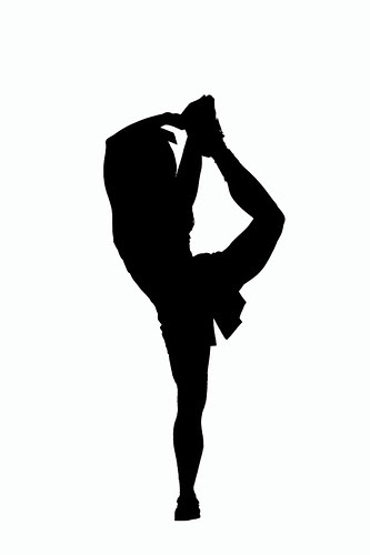 Cheerleading Silhouette Png Image Clipart