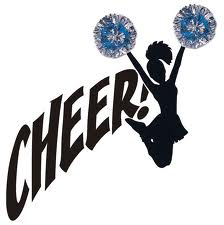 Cheerleading Cheer Black White Image Png Clipart