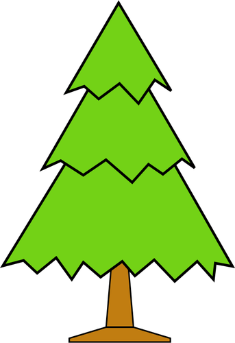 Simple Christmas Tree Clipart