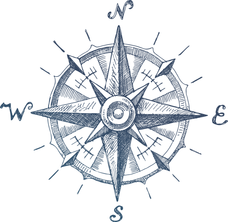 Map United Poster Compass Chart States Nautical Clipart