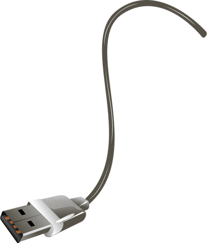 Of End Of Usb Cable Clipart