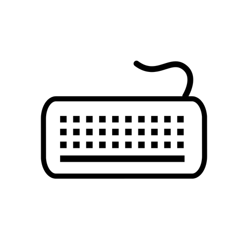 Of A Computer Keyboard Icon Clipart