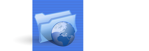Blue Background Internet Folder Computer Icon Clipart
