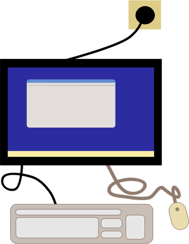 Computer Terminal Clipart