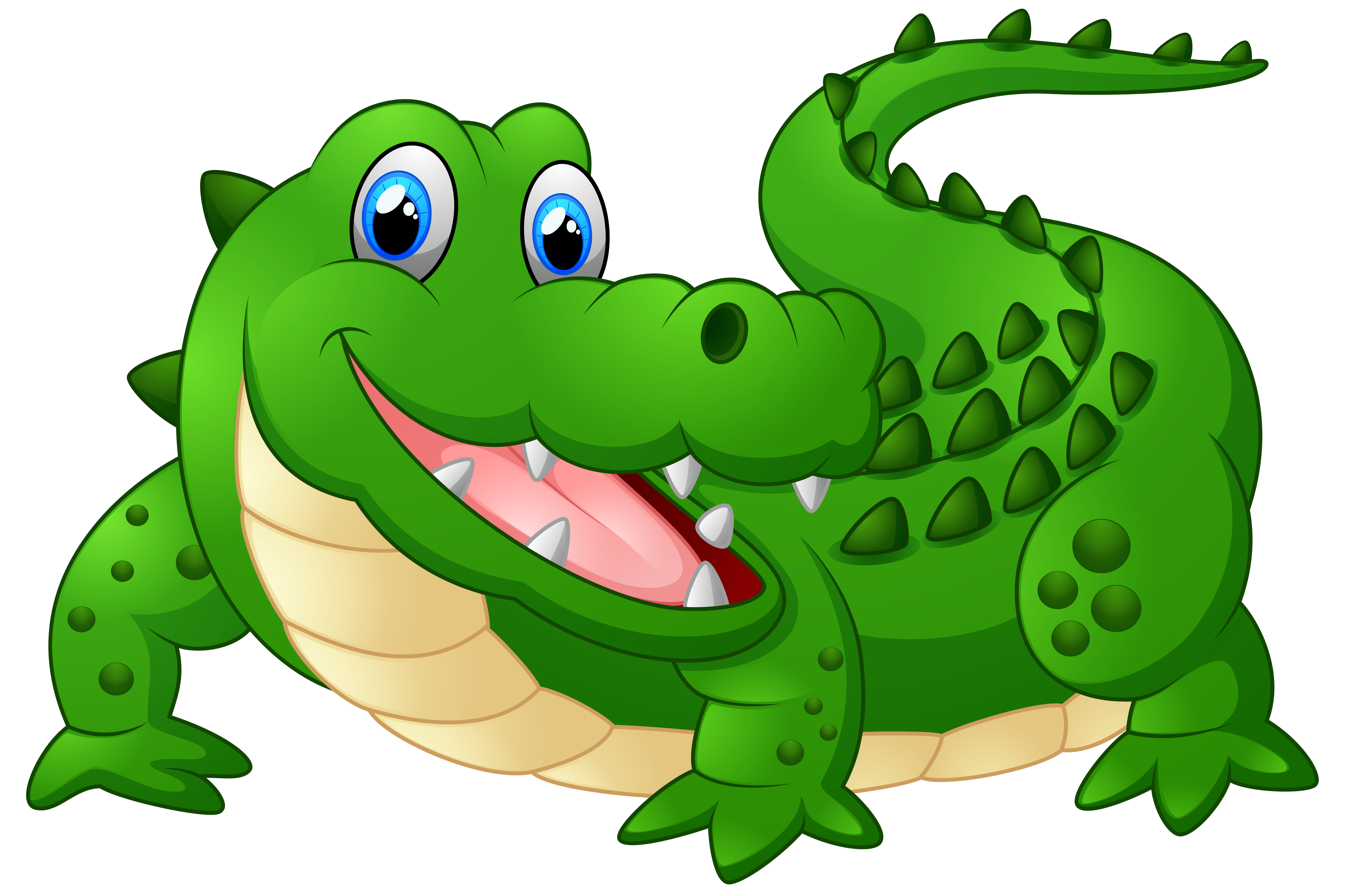 Alligator Crocodile Cartoon Happy HD Image Free PNG Clipart