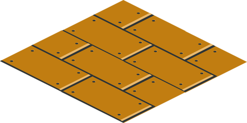 Brown Floor Tiles Pattern Clipart