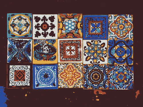 Mexican Tiles Clipart