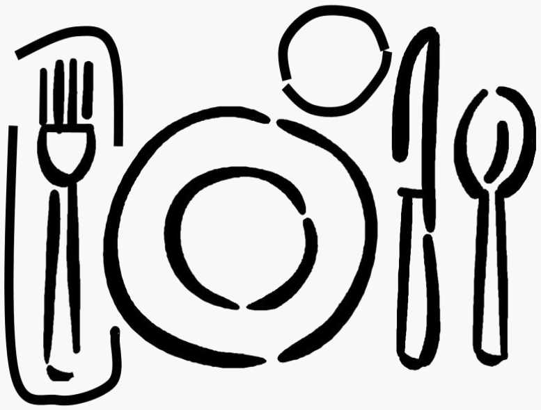 Clip Art Dinner Table Setting Download Png Clipart