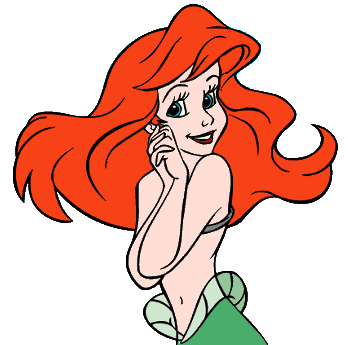 Free Litle Mermaid And Ariel Disney Animated Clipart