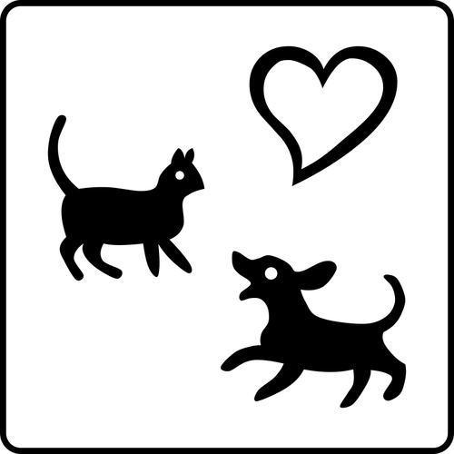 Dogs Allowed Hotel Sign Clipart