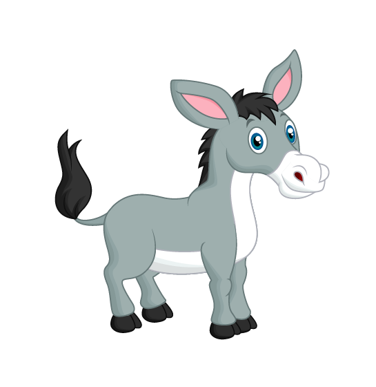 Donkey Horse Cartoon PNG Download Free Clipart