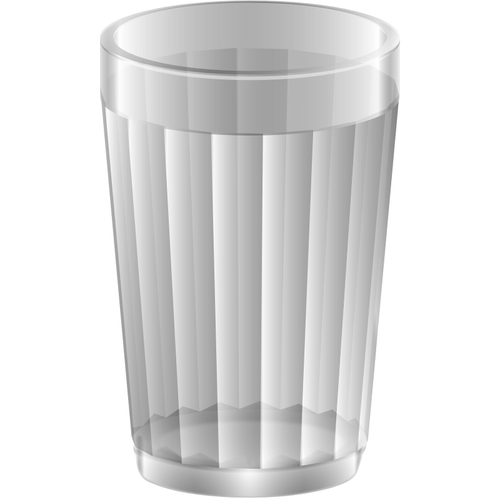 Empty Water Glass Clipart